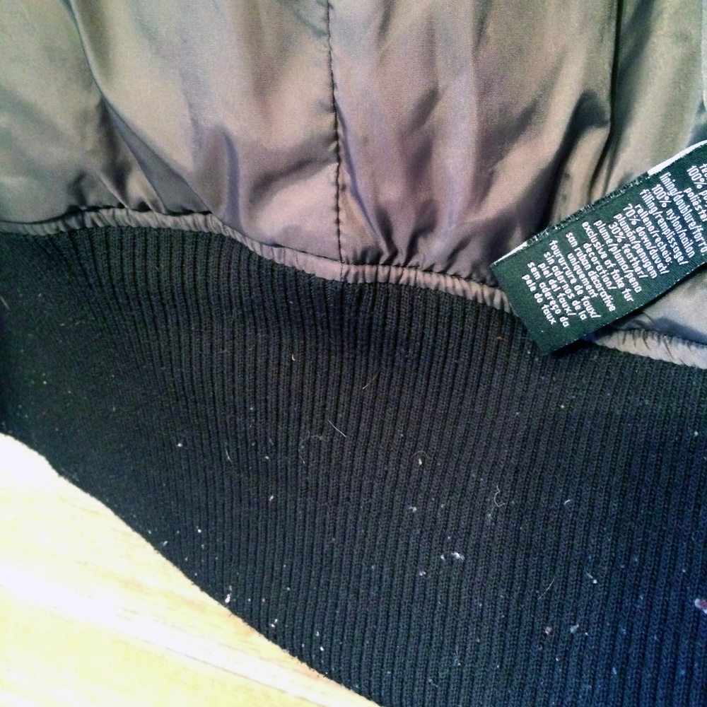 Calvin Klein Down Vest with Faux Fur Trim - Picture 5 of 5